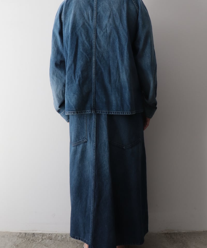 ノーカラーデニムカバーオール [Véritécoeur] | NowN