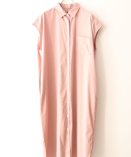 FRENCH SLEEVE OPEN-FRONT DRESS      [LENO]