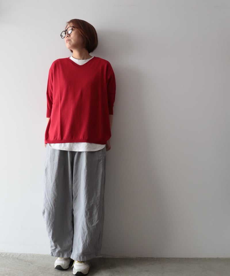コットンシルクパンツ [Véritécoeur] | NowN