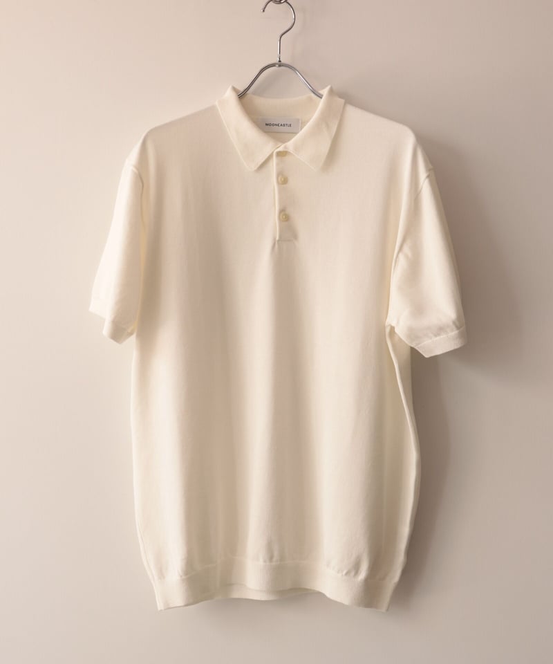 MOONCASTLE ICE COTTON POLONECK ポロシャツ 2024SSモデル】ICE COTTON POLO NECK
