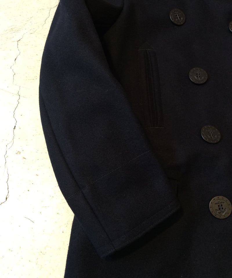 10 Button Long Pea Coat [LENO] | NowN