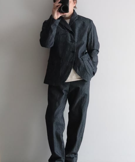 Indigo Dobby Jacket     [ORGUEIL]