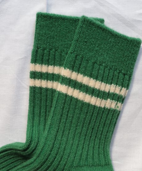 MERINO LAMBS WOOL STRIPE SOCKS     [ROTOTO]