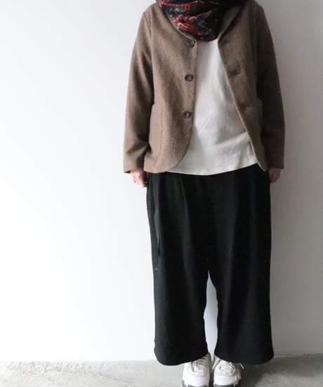 Checked Gauze Stole     [Véritécoeur]