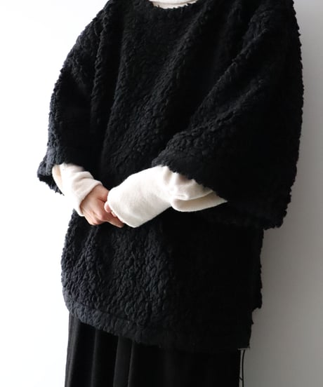 Sheep Boa T-pullover    [Robes&Confections]