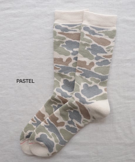 PILE CAMO CREW SOCKS     [ROTOTO]