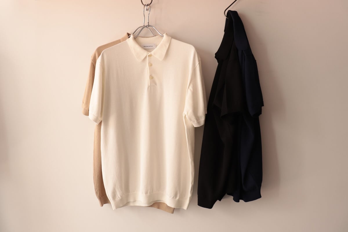 ICE COTTON POLO NECK [MOONCASTLE] | NowN