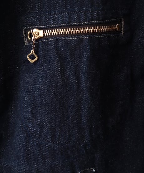 Tailor Denim Zip Jacket     [ORGUEIL]