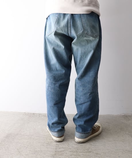 LOOSE TAPERED JEANS 《FADE INDIGO》      [LENO]