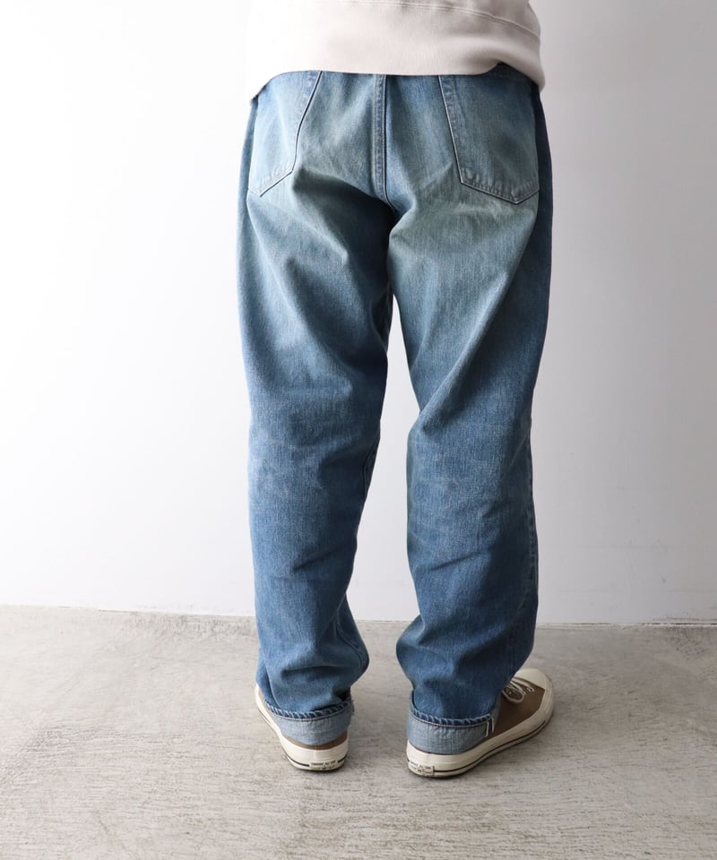 LOOSE TAPERED JEANS 《FADE INDIGO》 [LENO] |