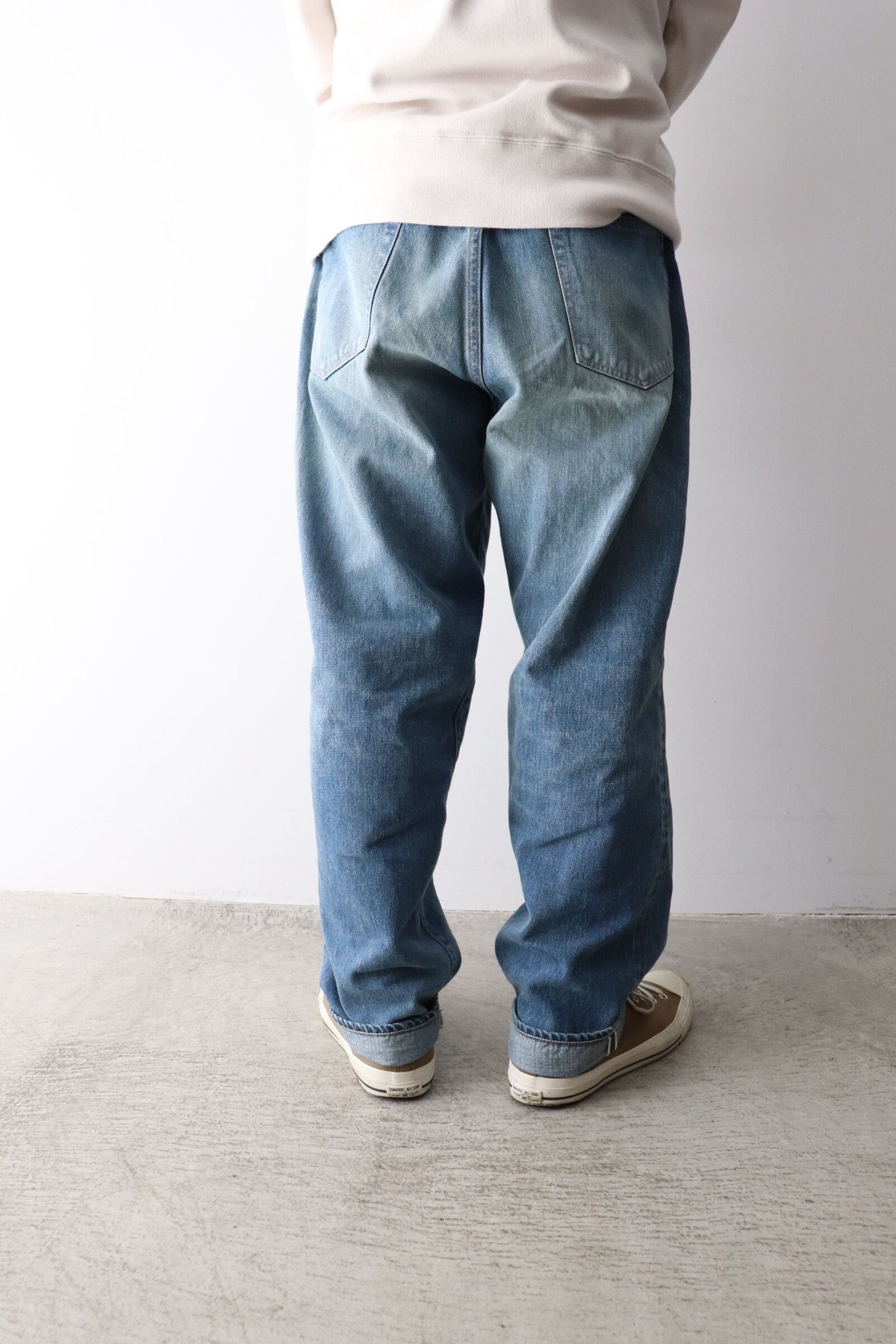 LOOSE TAPERED JEANS 《FADE INDIGO》 [LENO] |