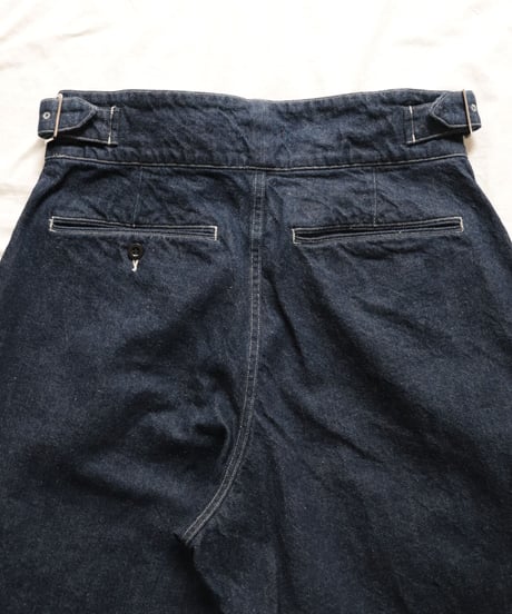 SIDE BELTED GURKHA TROUSERS     [LENO]