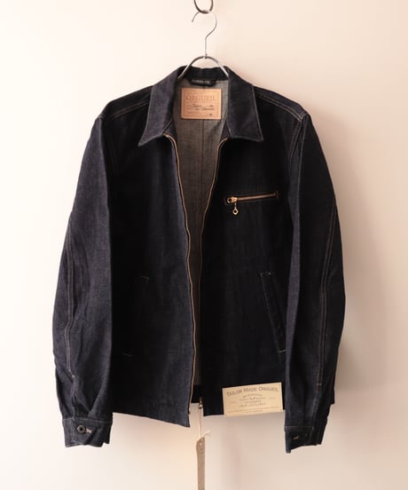 Tailor Denim Zip Jacket     [ORGUEIL]