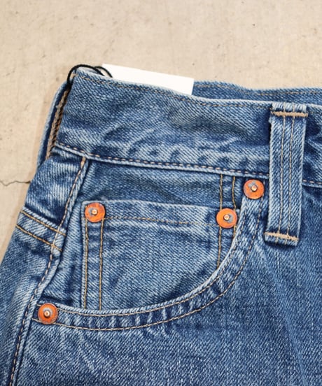 KAY - High Waist  Jeans    "FADE INDIGO" -     [LENO]