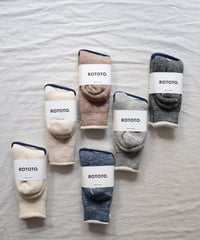 DOUBLE FACE CREW SOCKS     [ROTOTO]