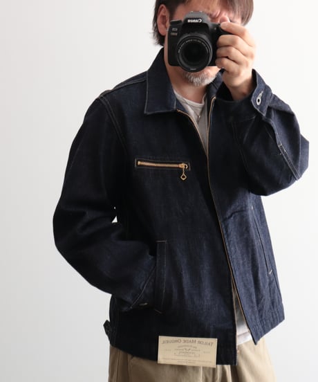 Tailor Denim Zip Jacket     [ORGUEIL]