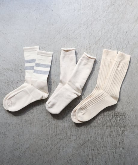 ORGANIC COTTON   SPECIAL TRIO SOCKS      [ROTOTO]