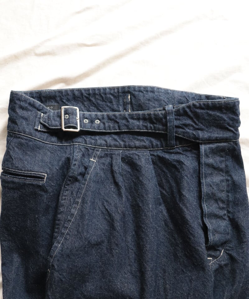 SIDE BELTED GURKHA TROUSERS [LENO] | NowN