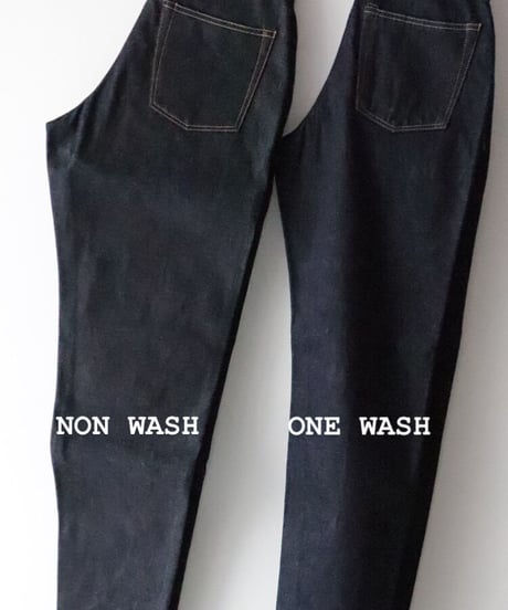 LUCY   HIGH WAIST TAPERED JEANS   - ONE WASH -     [LENO]