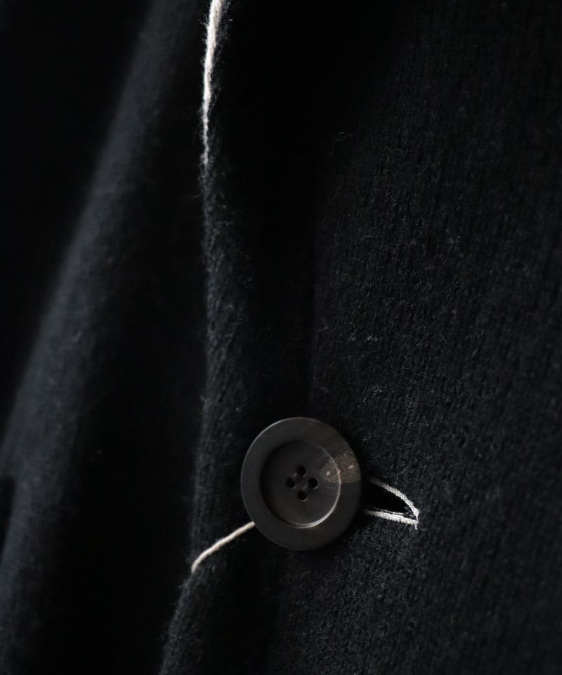 Wool Cotton Double Face Knit Boxy Coat [Rob Wool Cotton Double Face Knit Boxy Coat [Rob