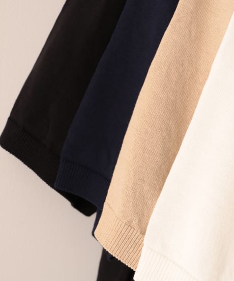 ICE COTTON POLO NECK     [MOONCASTLE]