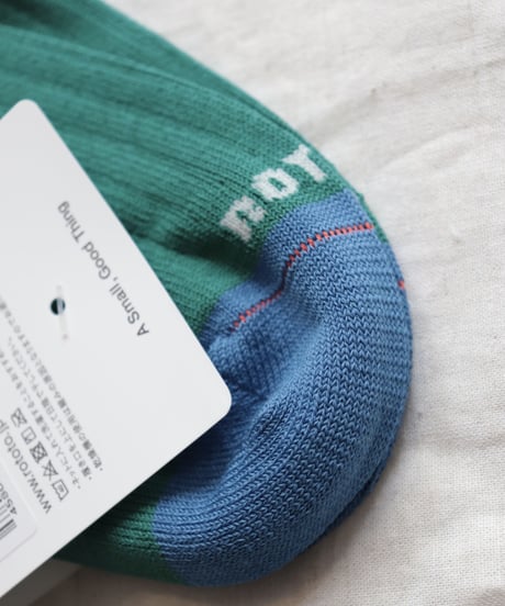 HYBRID ANKLE SOCKS "ORGANIC COTTON&RECYCLE POLYESTER"     [ROTOTO]