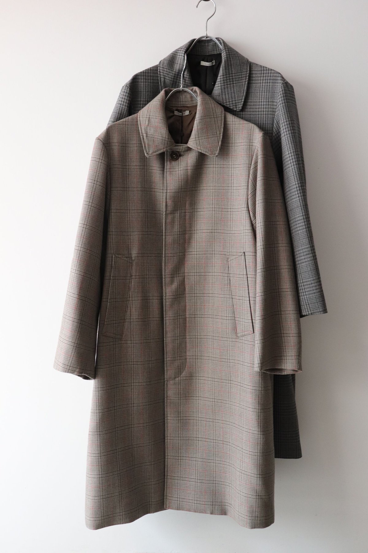 美品 Leno スタンドフォールカラーコート Stand Fall Collar Coat [LENO - UNISEX -