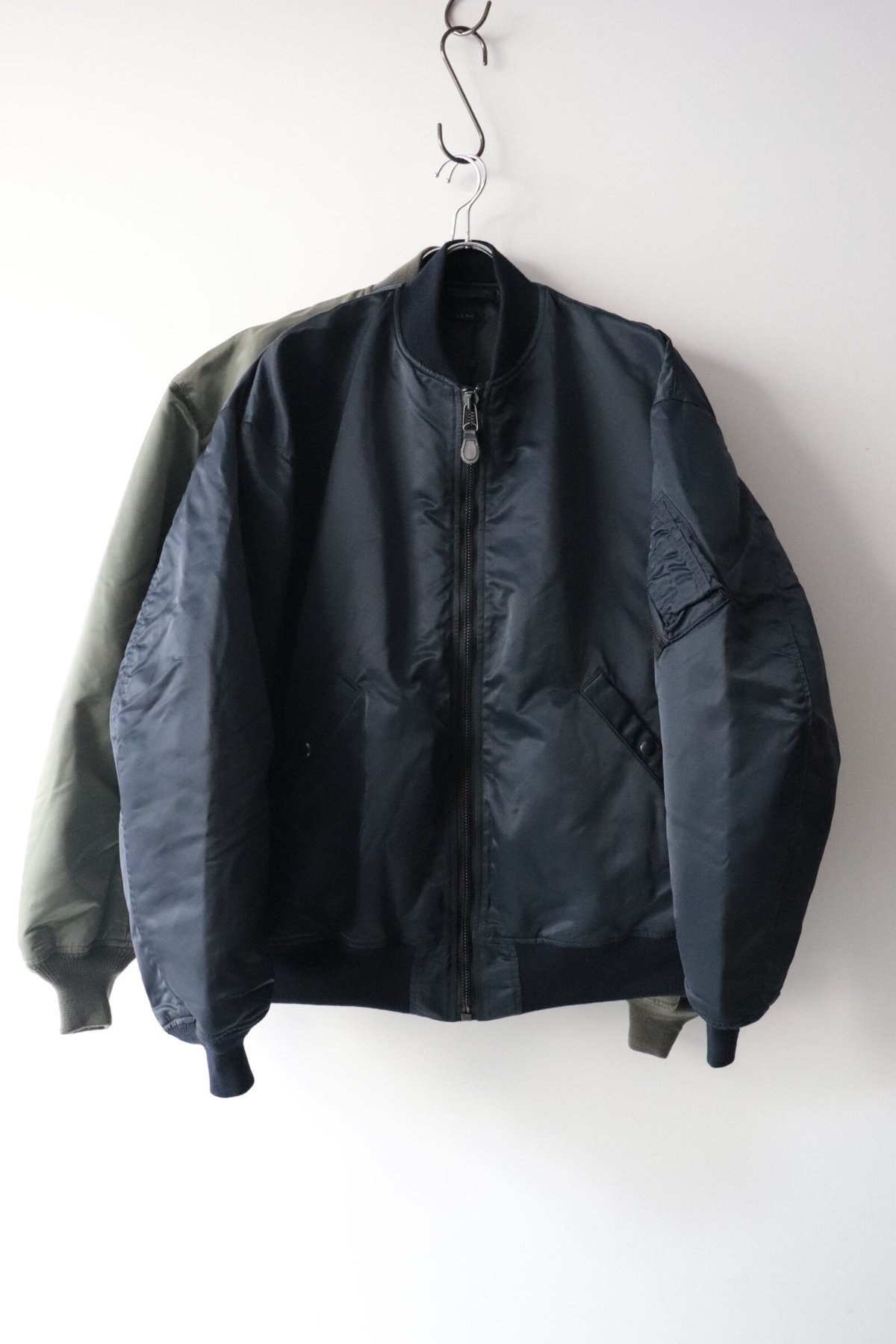 LENO ネイビー MA-1ジャケット LENO ネイビー MA-1ジャケット（LENO MA-1 JAKET（LENO (リノ