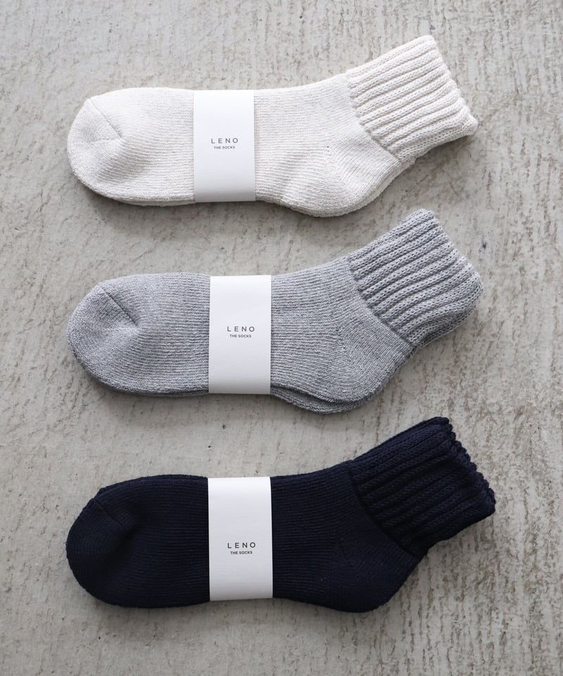 1/4 PILE SOCKS [LENO] | NowN