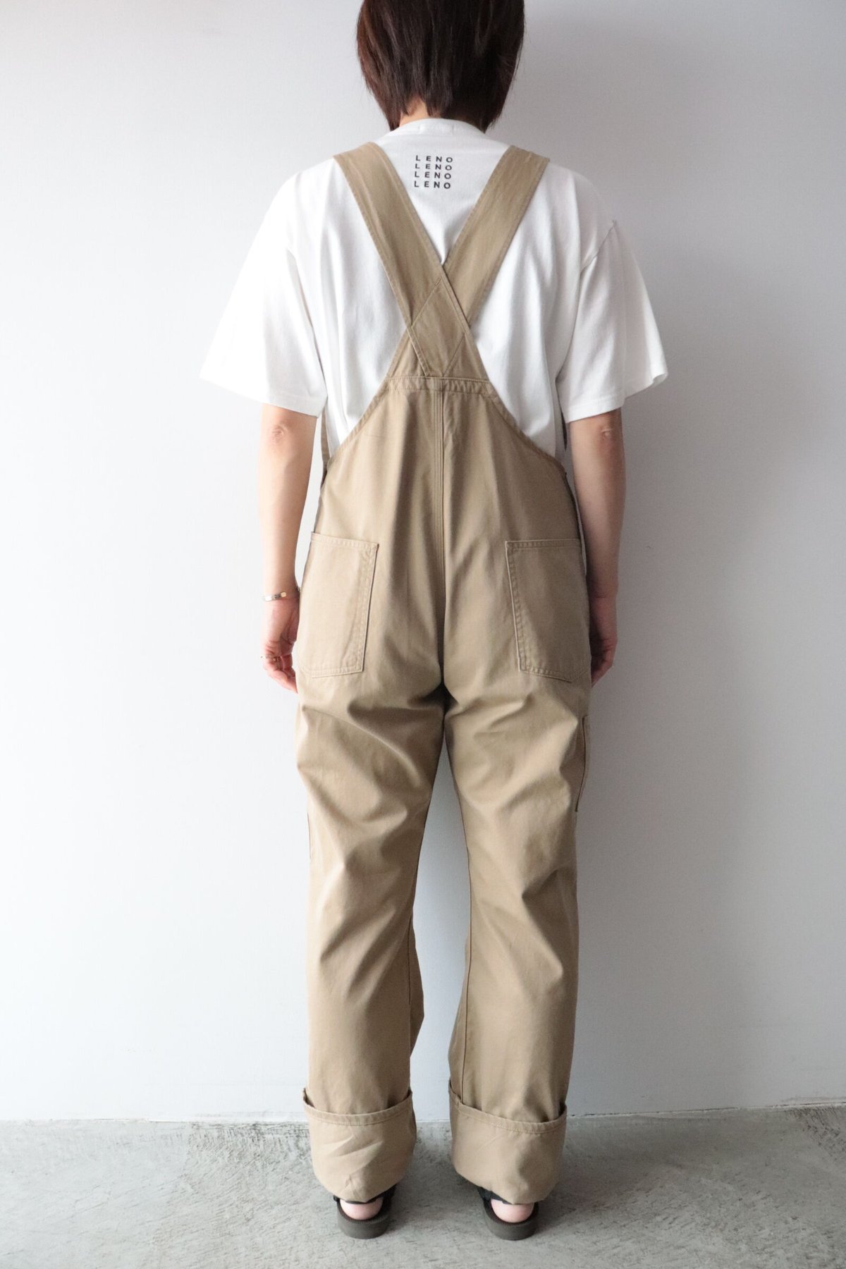 LENO ウールリネンオーバーオール LENO ウールリネンオーバーオール LENO ウールリネンオーバーオール