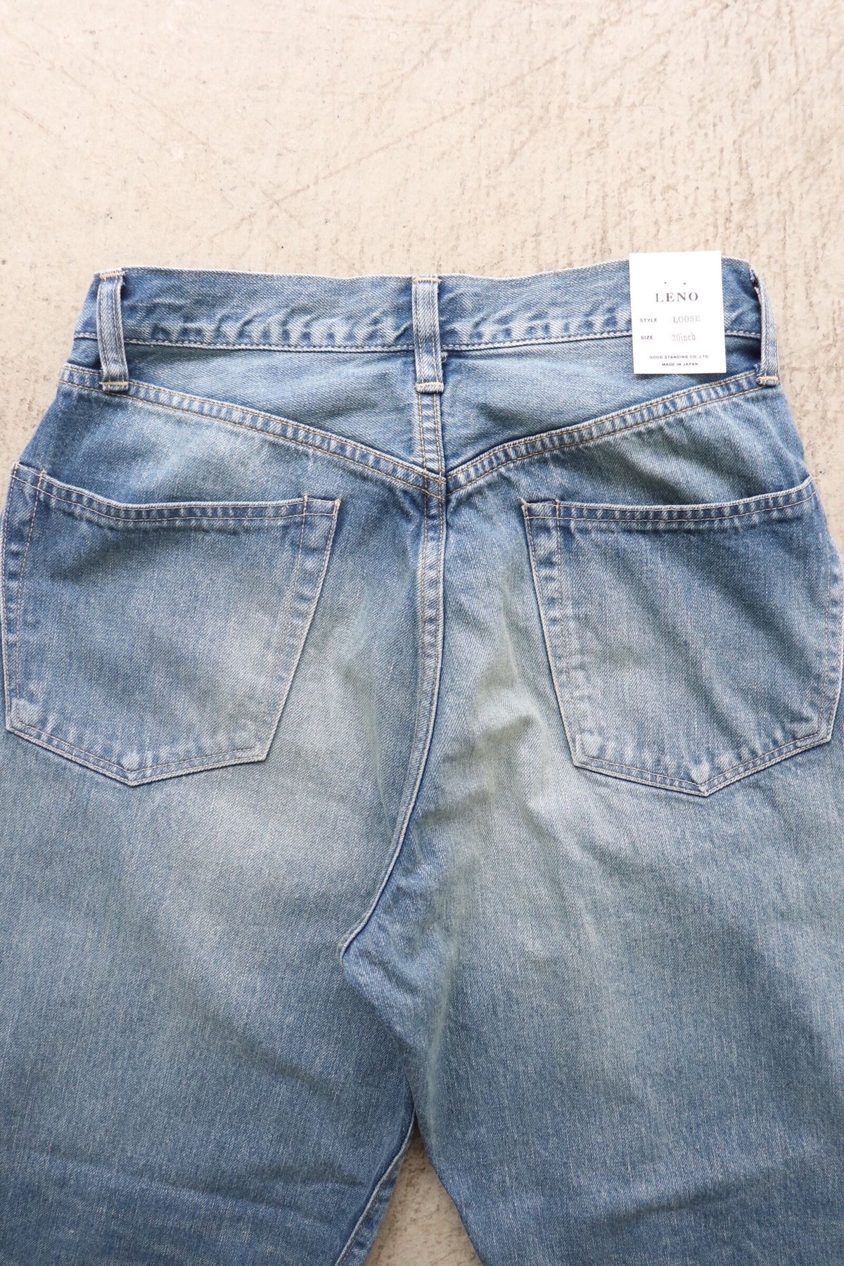 LOOSE TAPERED JEANS 《FADE INDIGO》 [LENO] |