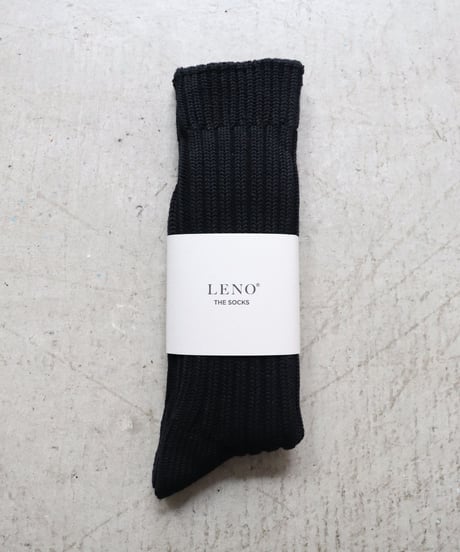 COTTON RIB SOCKS  - BIG -      [LENO]