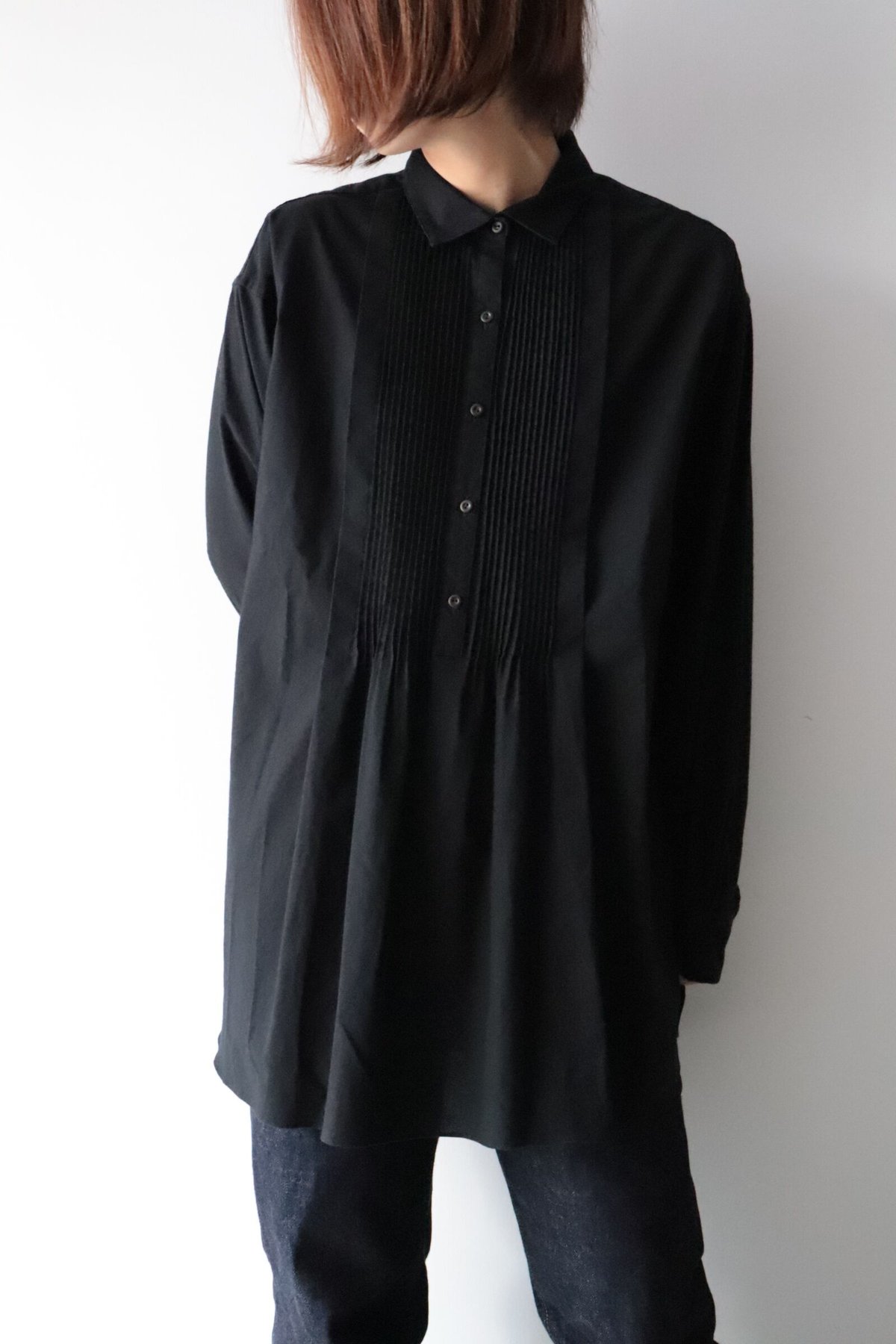 PIN TUCK BLOUSE [LENO] | NowN