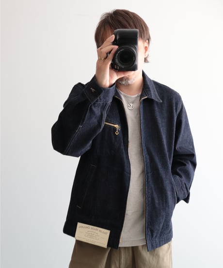 Tailor Denim Zip Jacket     [ORGUEIL]