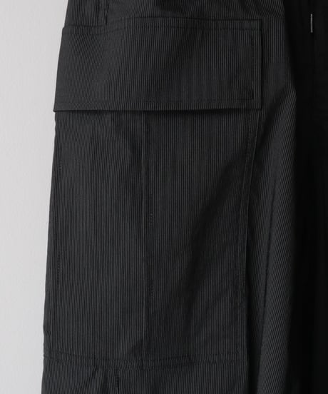 Stripe Nylon Stretch M-51 Cargo Pants     [Robes&Confections]