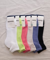 EVERYDAY PILE ANKLE SOCKS     [ROTOTO]