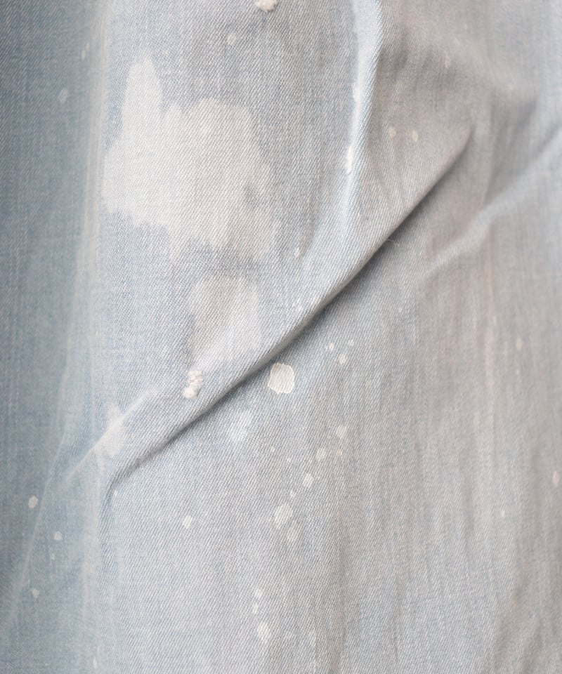 新品ARTE POVERA デニムダメージ加工２タックイージーパンツXS ATPOVA｜10OZデニム ダメージ加工2タックイージーPT - ARTEA