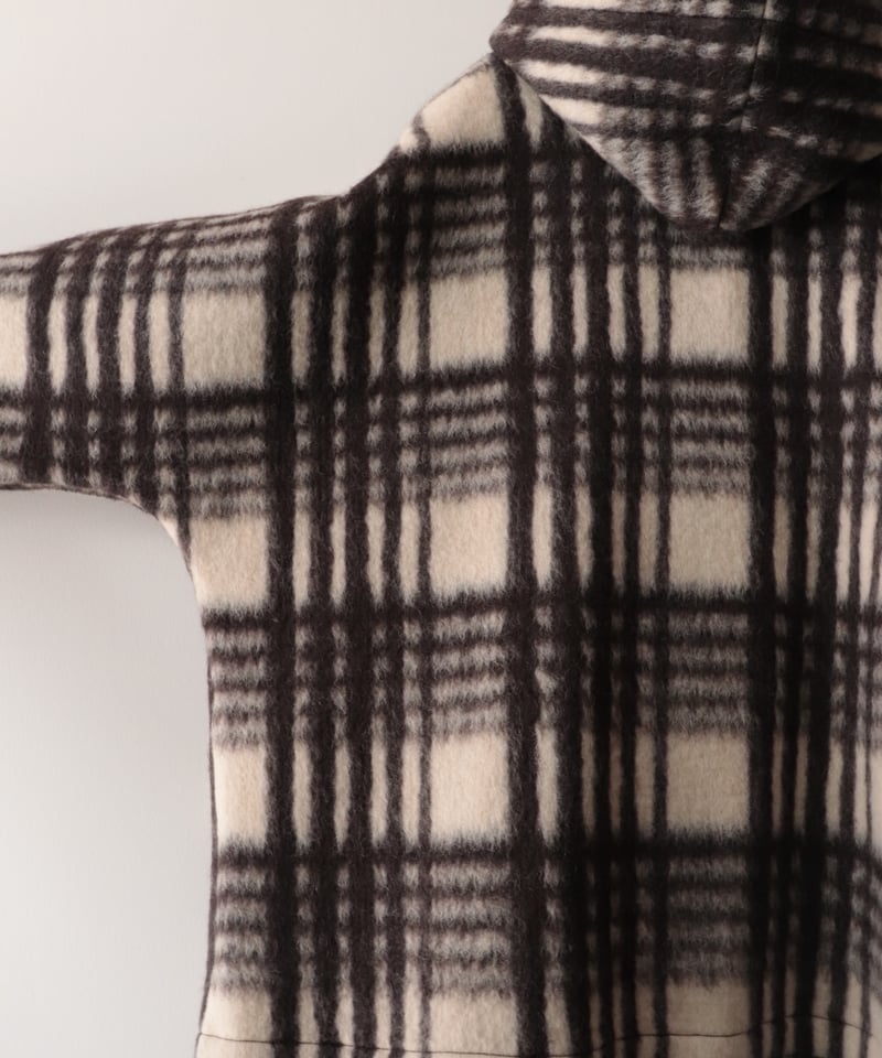 イタリア製モヘアフリース ドルマンフードコート [ARTE POVERA] | NowN