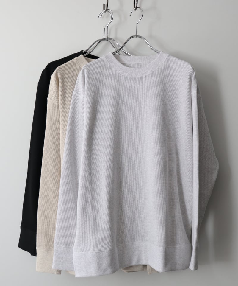 【新品】ワッフルルーズロングスリーブtee ワッフルロングスリーブTEE [Véritécoeur] | NowN