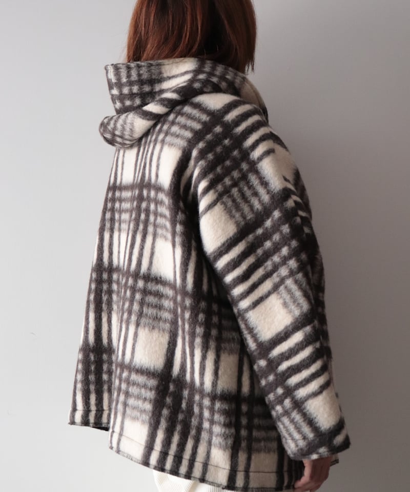 イタリア製モヘアフリース ドルマンフードコート [ARTE POVERA