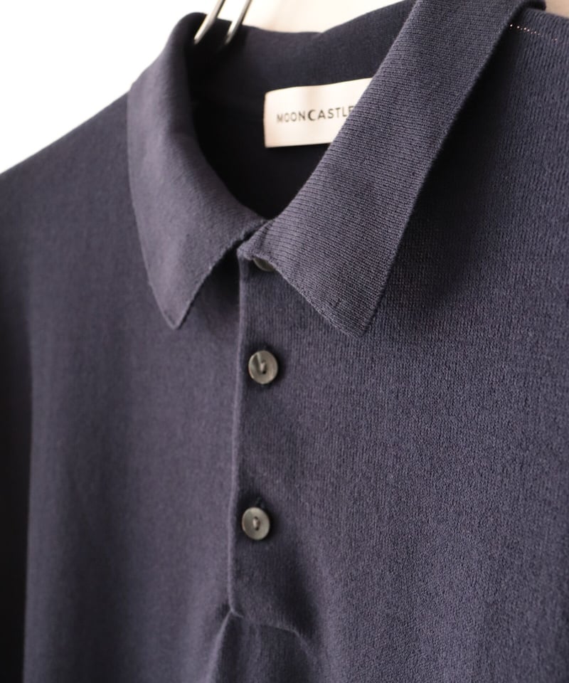 ICE COTTON POLO NECK [MOONCASTLE] | NowN