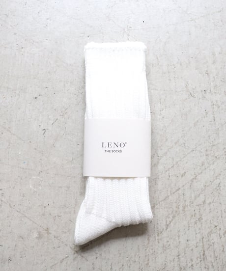 COTTON RIB SOCKS  - BIG -      [LENO]