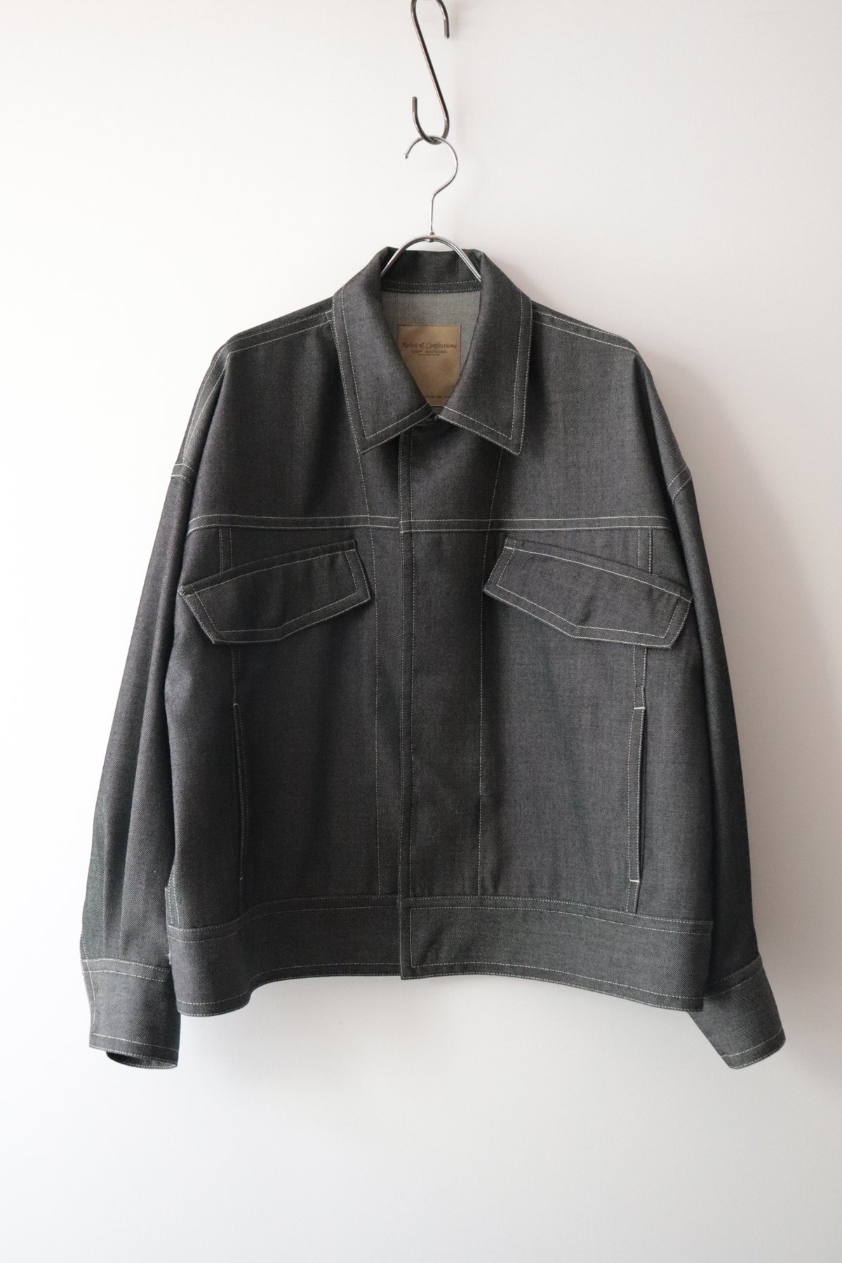 Washable Wool Denim Blouson [Robes&Confecti