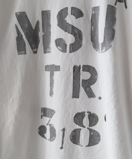 ギルダン RE-MSU 10yearsダメージ加工 ８分袖クルーT     [ARTEPOVERA]