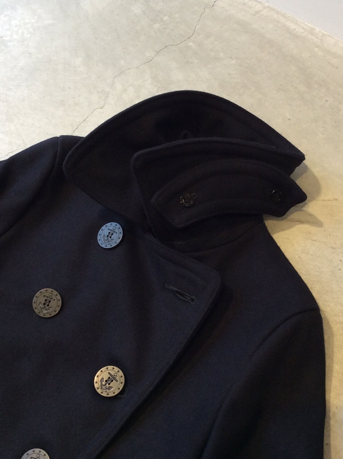 10 Button Long Pea Coat [LENO] | NowN