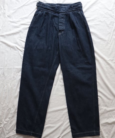 SIDE BELTED GURKHA TROUSERS     [LENO]