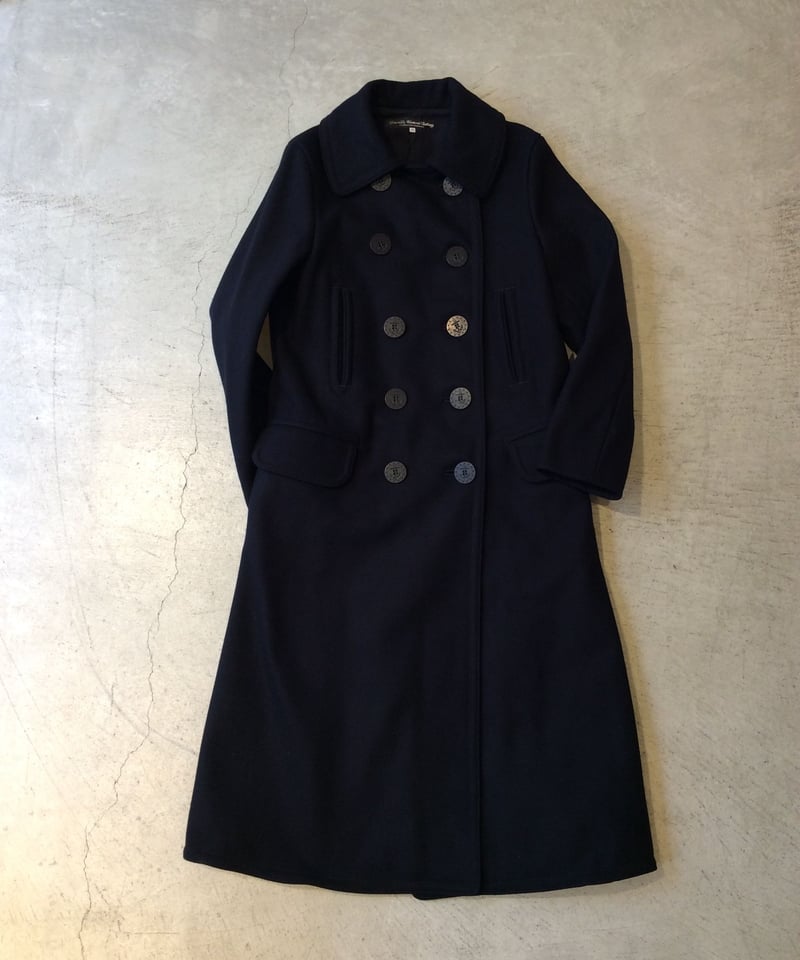 10 Button Long Pea Coat [LENO] | NowN