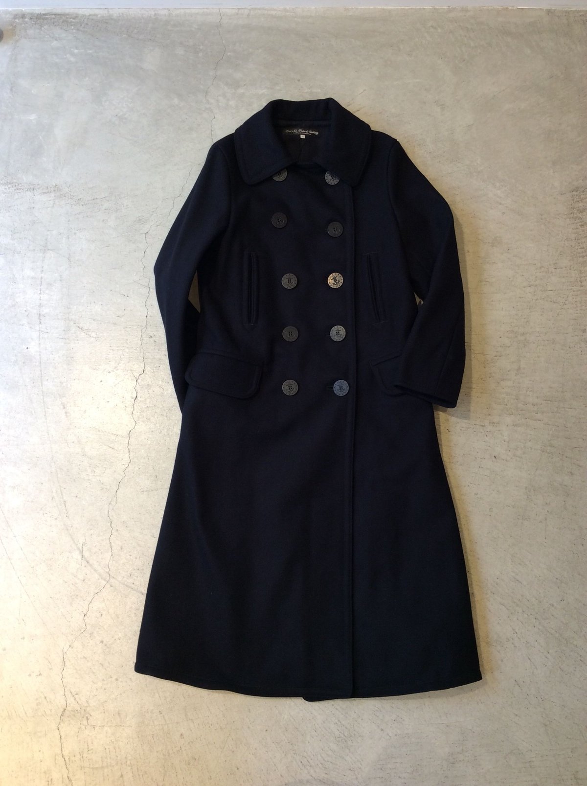 10 Button Long Pea Coat [LENO] | NowN