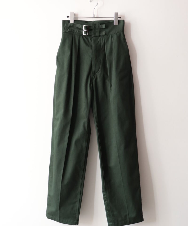 パンツ LENO  DOUBLE BELTED GURKHA TROUSERS LENO OFFICIAL WEBSITE / DOUBLE BELTED GURKHA TROUSERS【WOMENS】