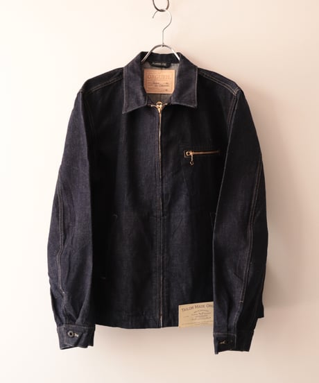 Tailor Denim Zip Jacket     [ORGUEIL]